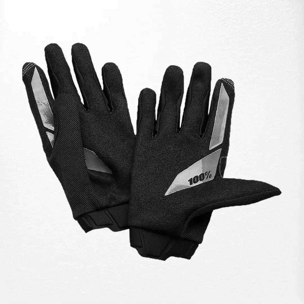 100% Ridecamp MX Gloves Black