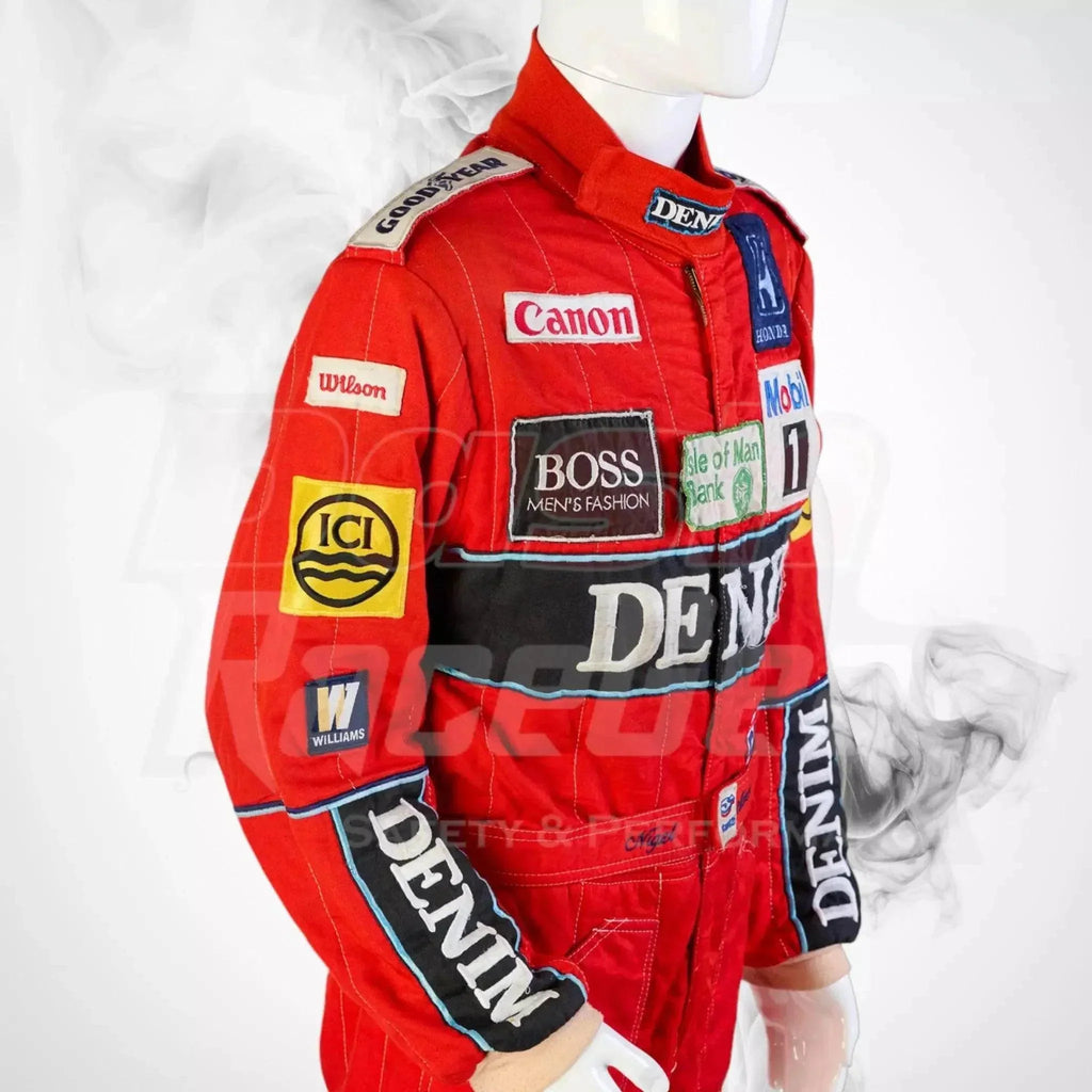 1986 Canon Williams Stand 21 Formula 1 NIGEL MANSELL’S Race Suit
