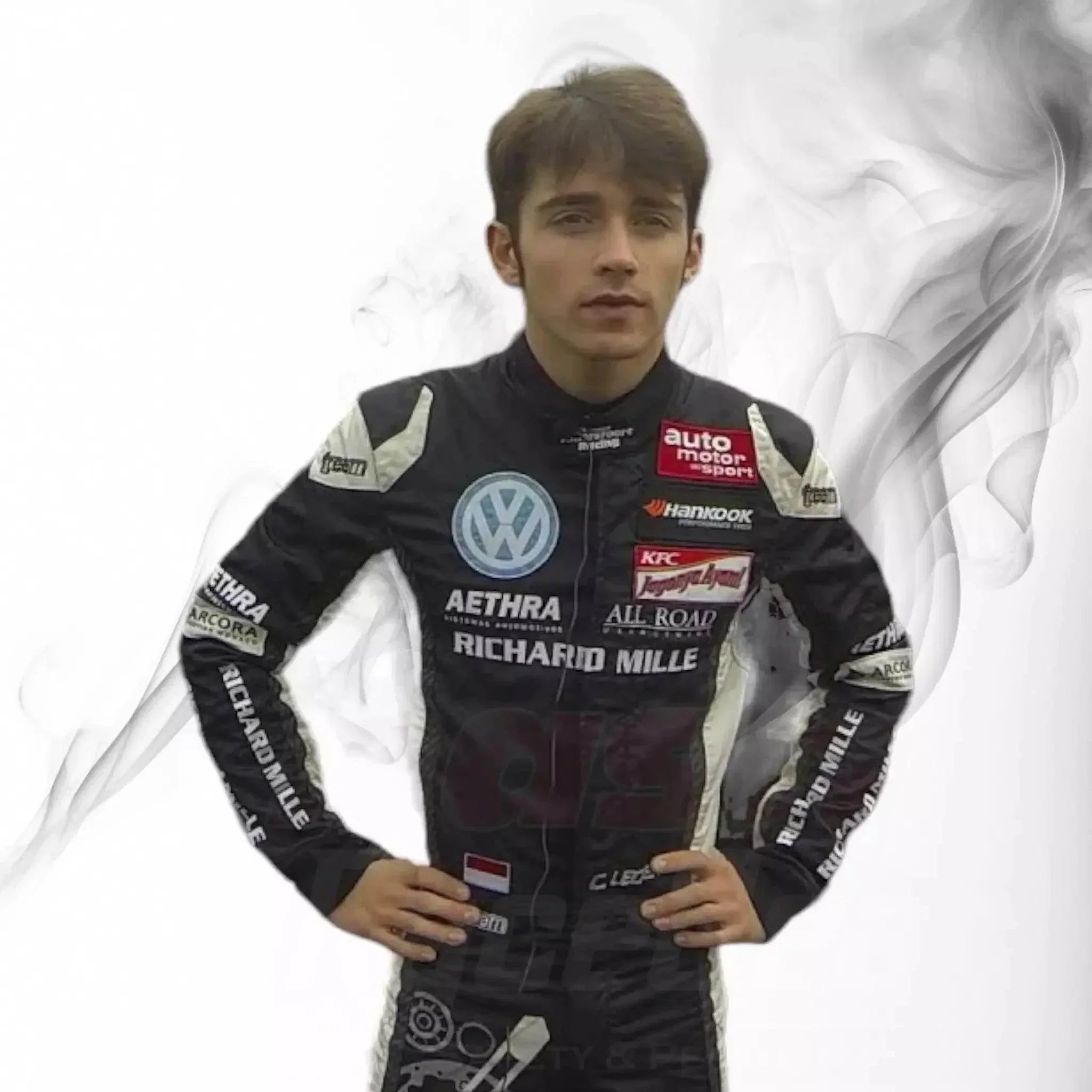 2015 Charles Leclerc Richard Mille F3 Race Suit - Silverstone
