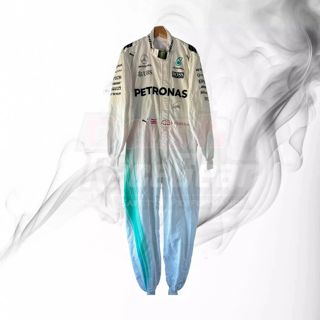 2017 Lewis Hamilton Mercedes-Benz F1 Printed Racing Suit