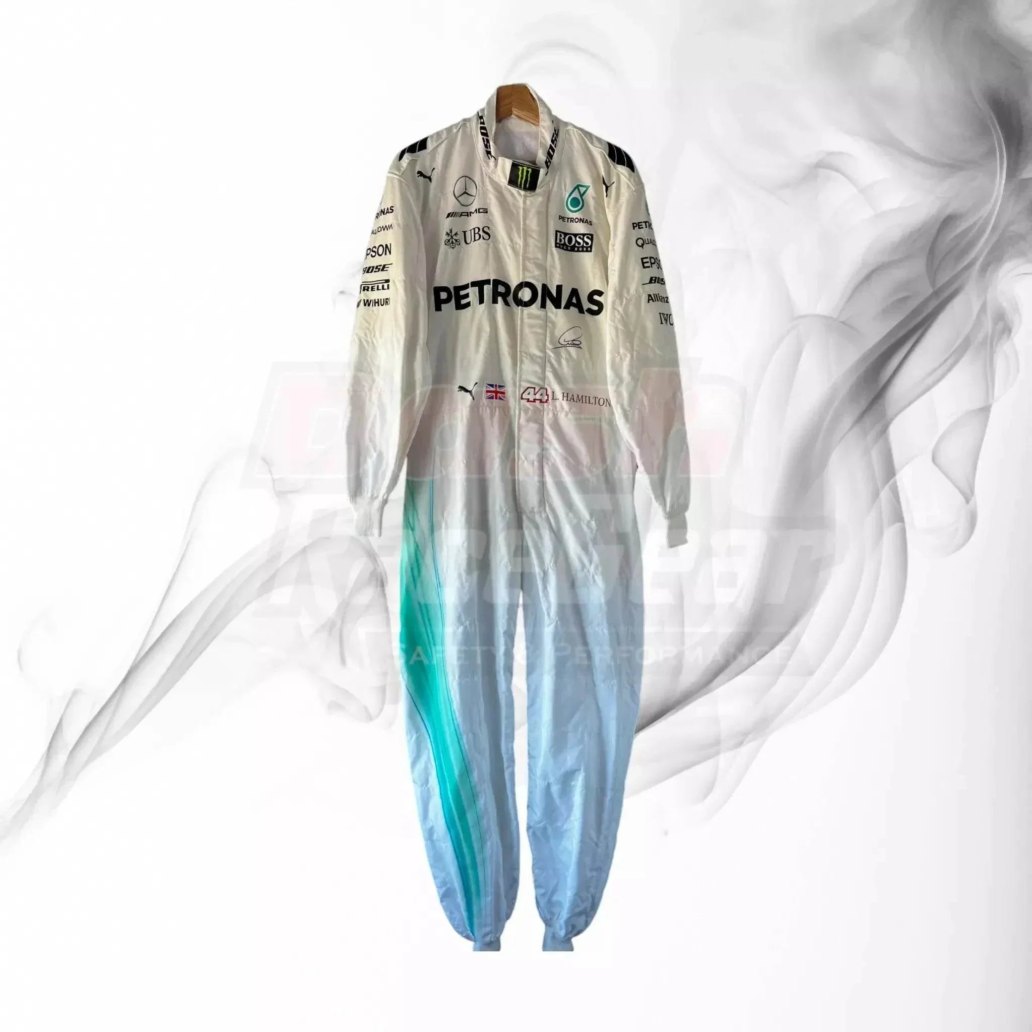 2017 Lewis Hamilton Mercedes-Benz F1 Printed Racing Suit