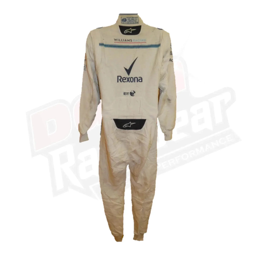 2018 Lance Stroll Abu Dhabi GP Williams race suit