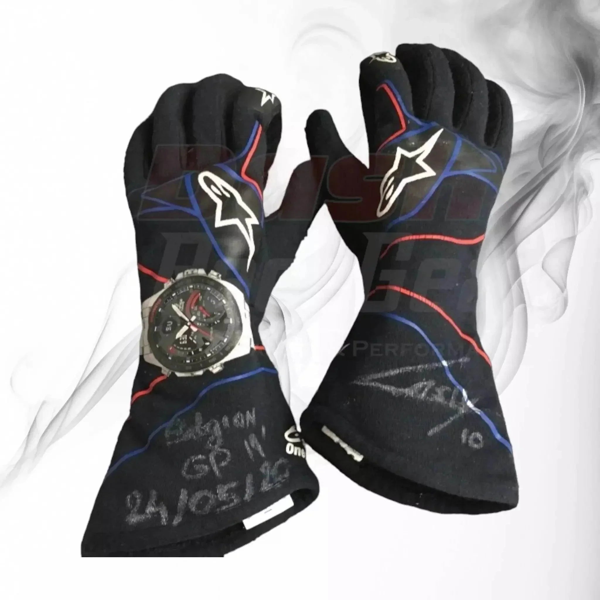 2019 Pierre Gasly Belgian GP F1 Race Gloves DASH RACEGEAR