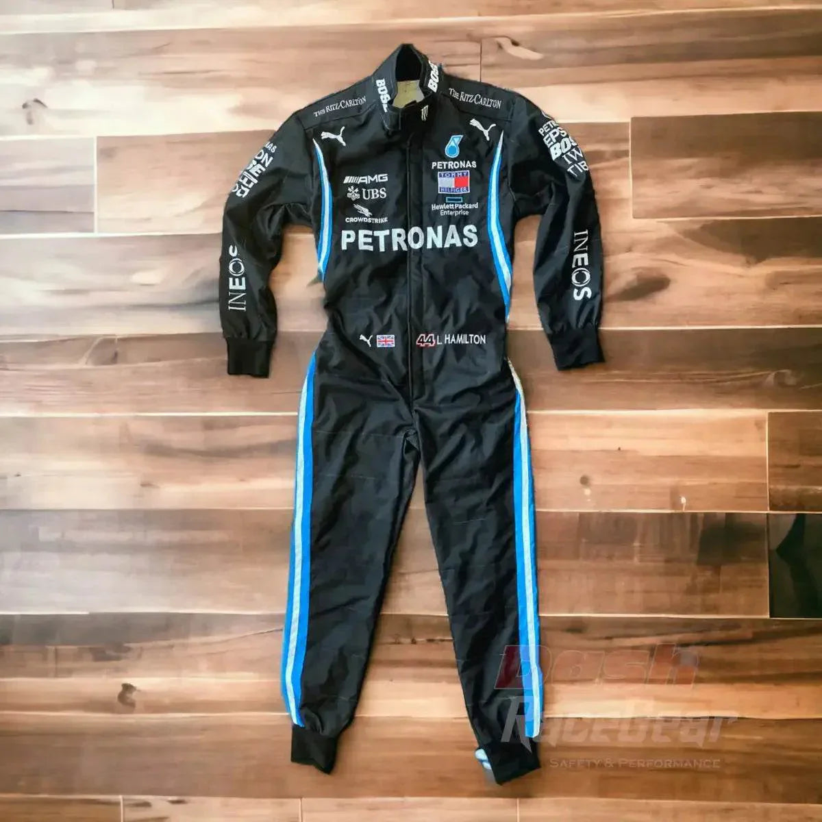 2020 Lewis Hamilton Mercedes AMG F1 Embroidery Race Suit