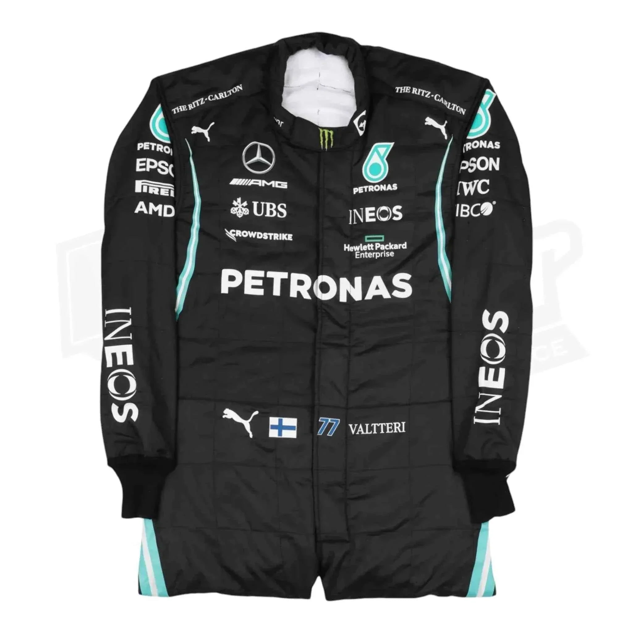 2021 Lewis Hamilton Mercedes-AMG Petronas F1 Team Replica Race Suit KIDS