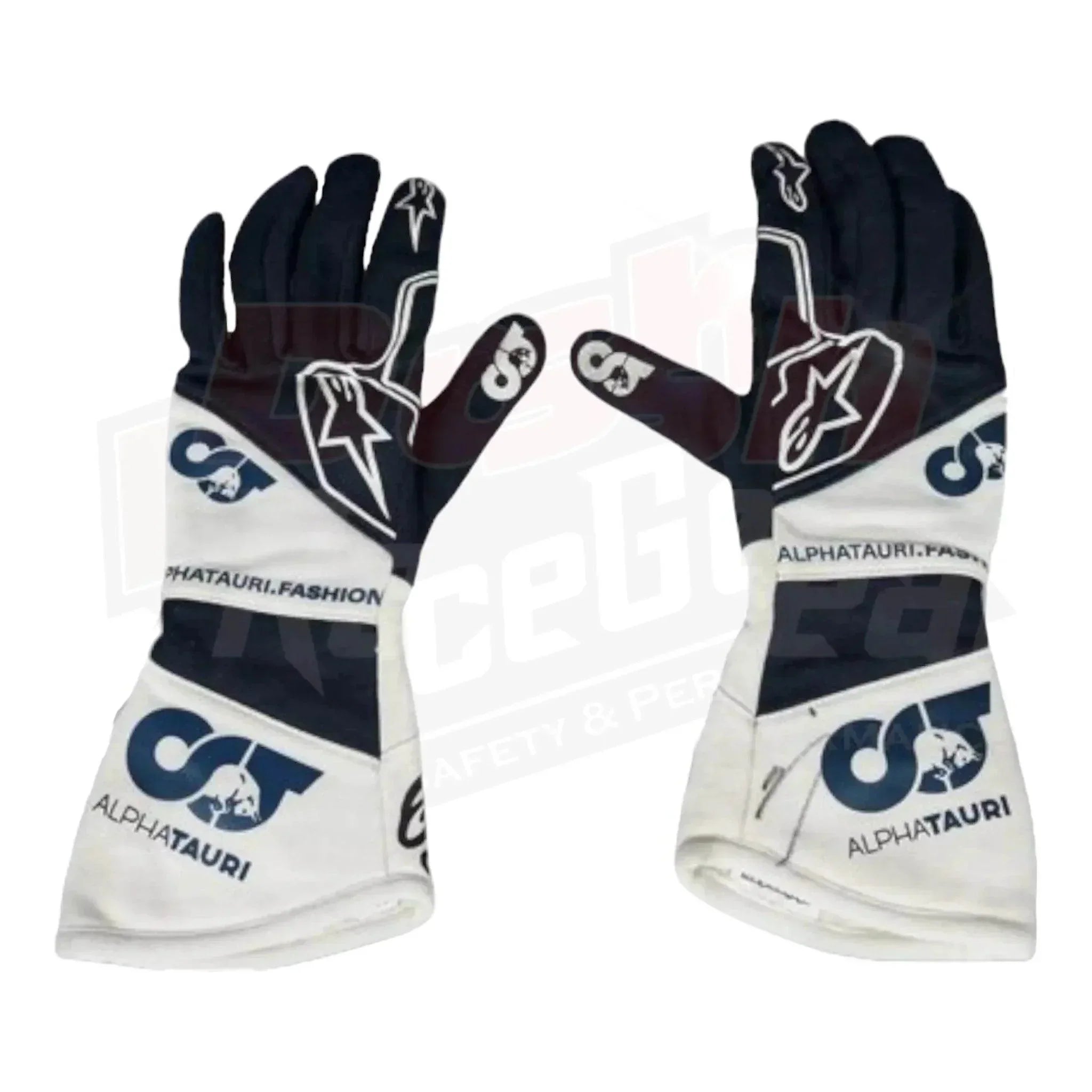 2021 Pierre Gasly Scuderia Alphatauri Race Gloves - XXLarge