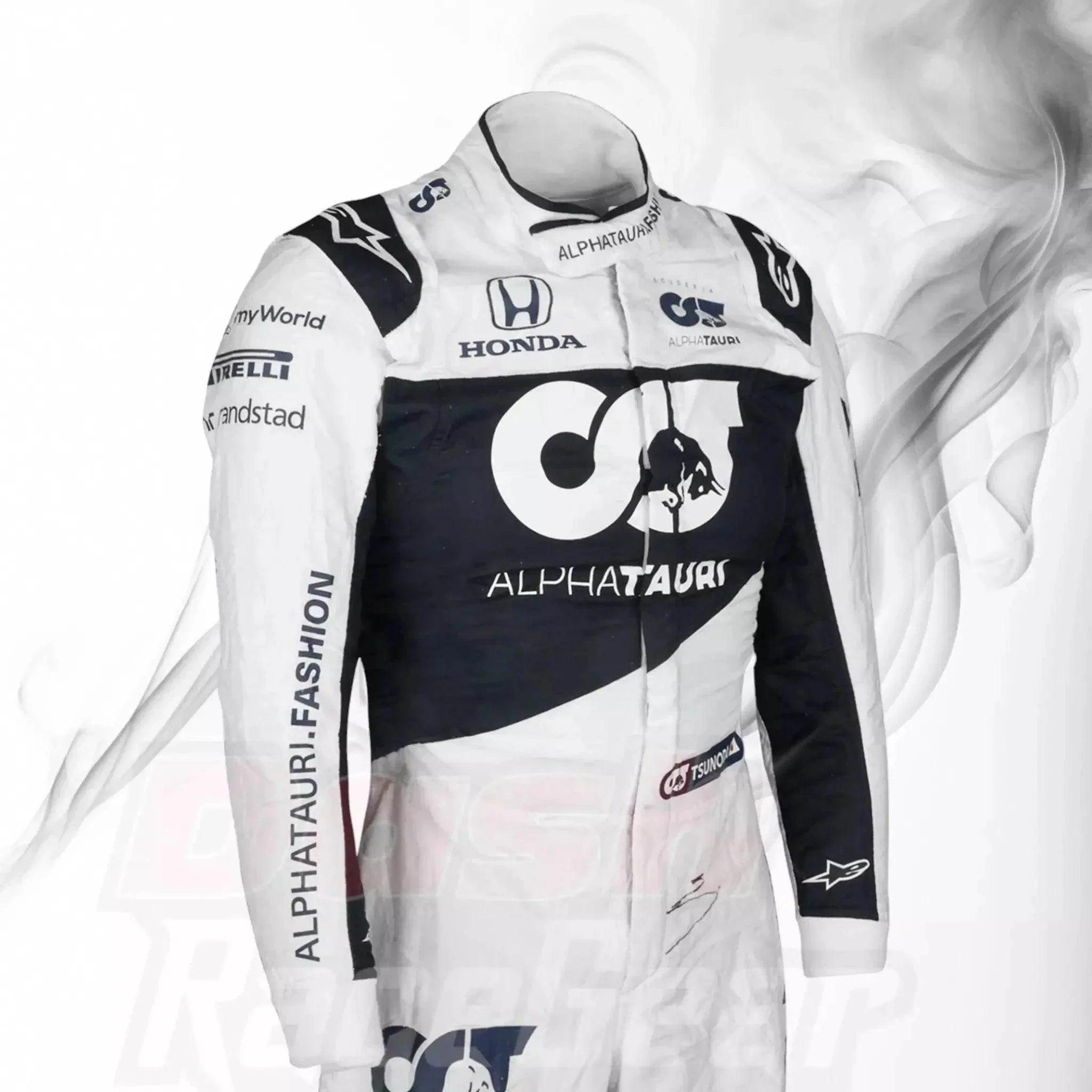 2021 Yuki Tsunoda Rookie Season AlphaTauri F1 Suit