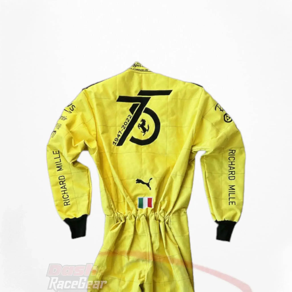 2022 Charles Leclerc Ferrari F1 Embroidered Racing Suit - MONZA GP