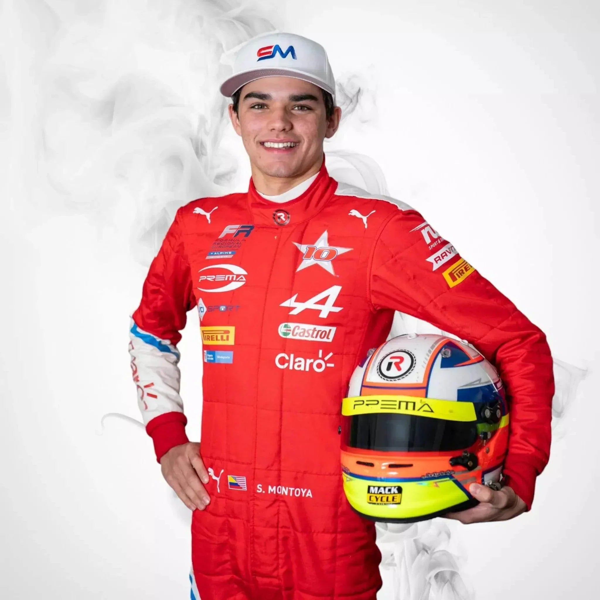 2022 Sebastián Montoya Hitech Pulse-Eight suit DASH RACEGEAR