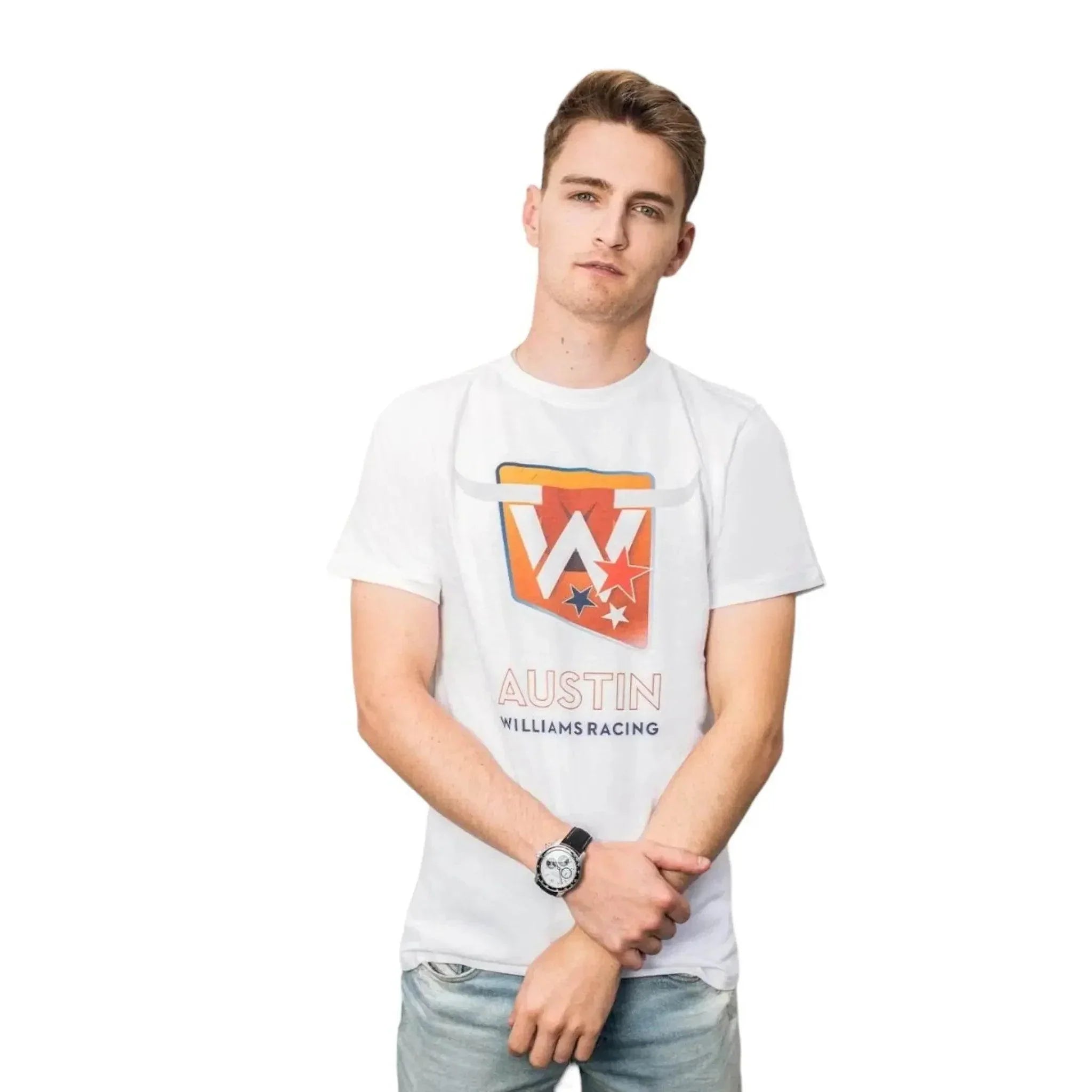 2023 Adult Austin Race T - Shirt White - 3X - Large - Men's