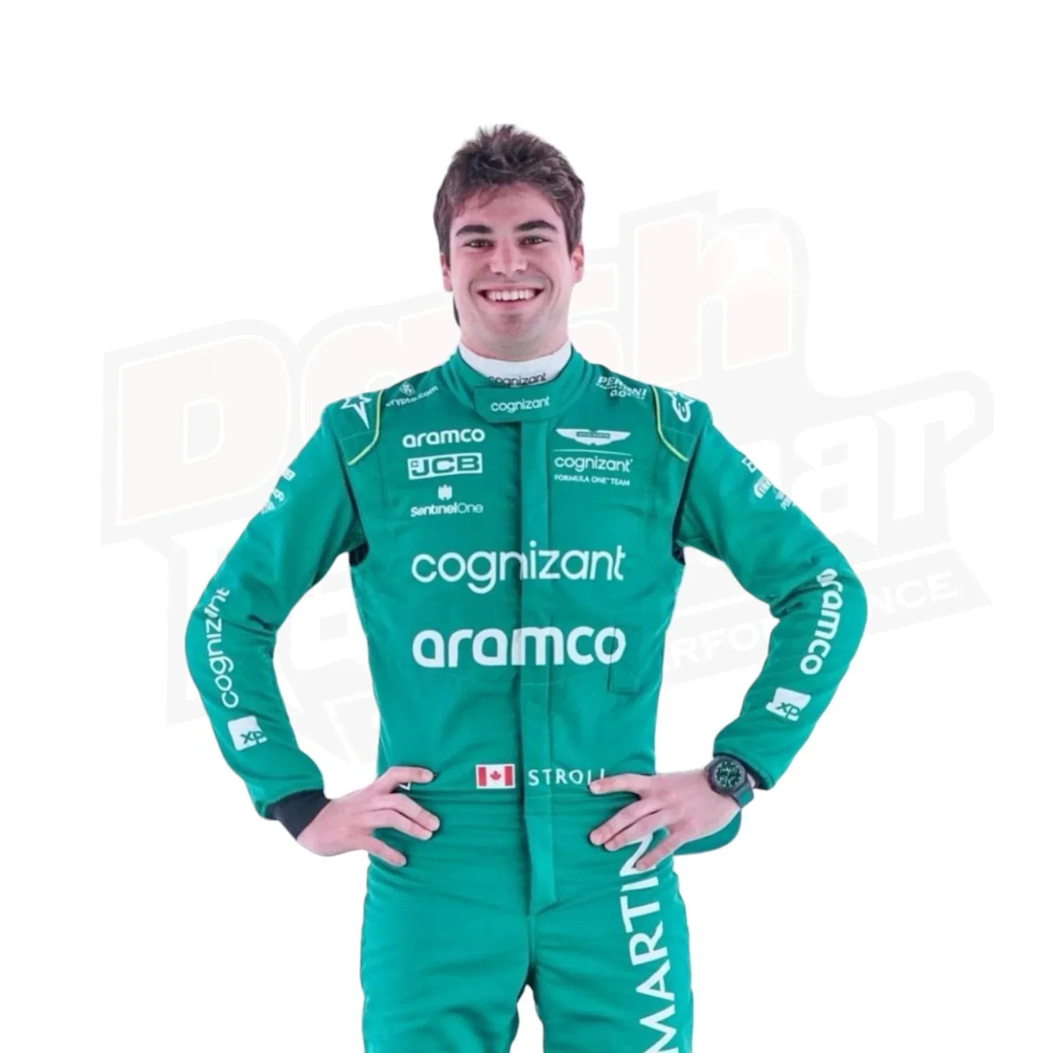 2023 Lance Stroll Aston Martin F1 Race Suit - Sao Paulo GP