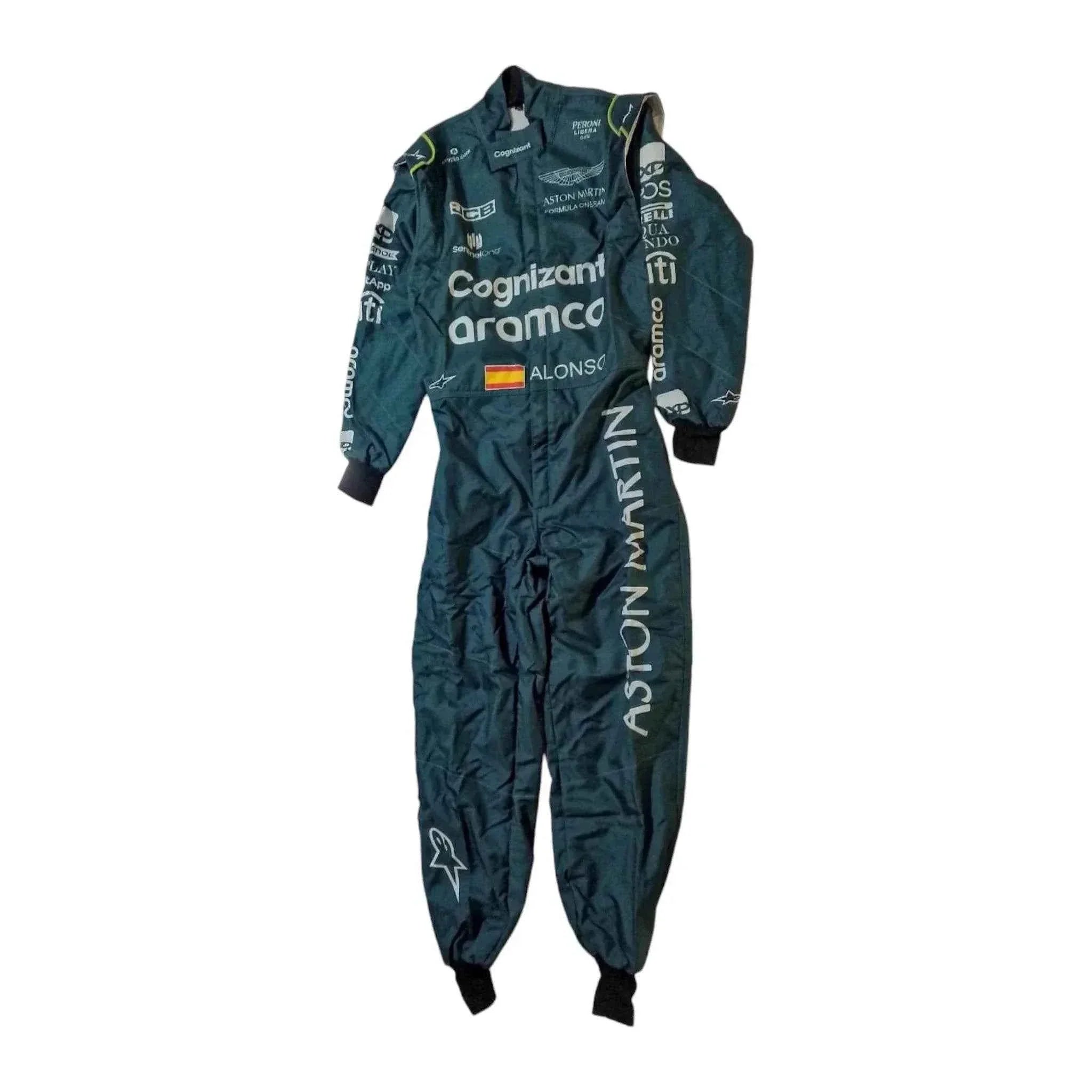 2023 Official Fernando Alonso Aston Martin F1 Race Suit Dash Racegear