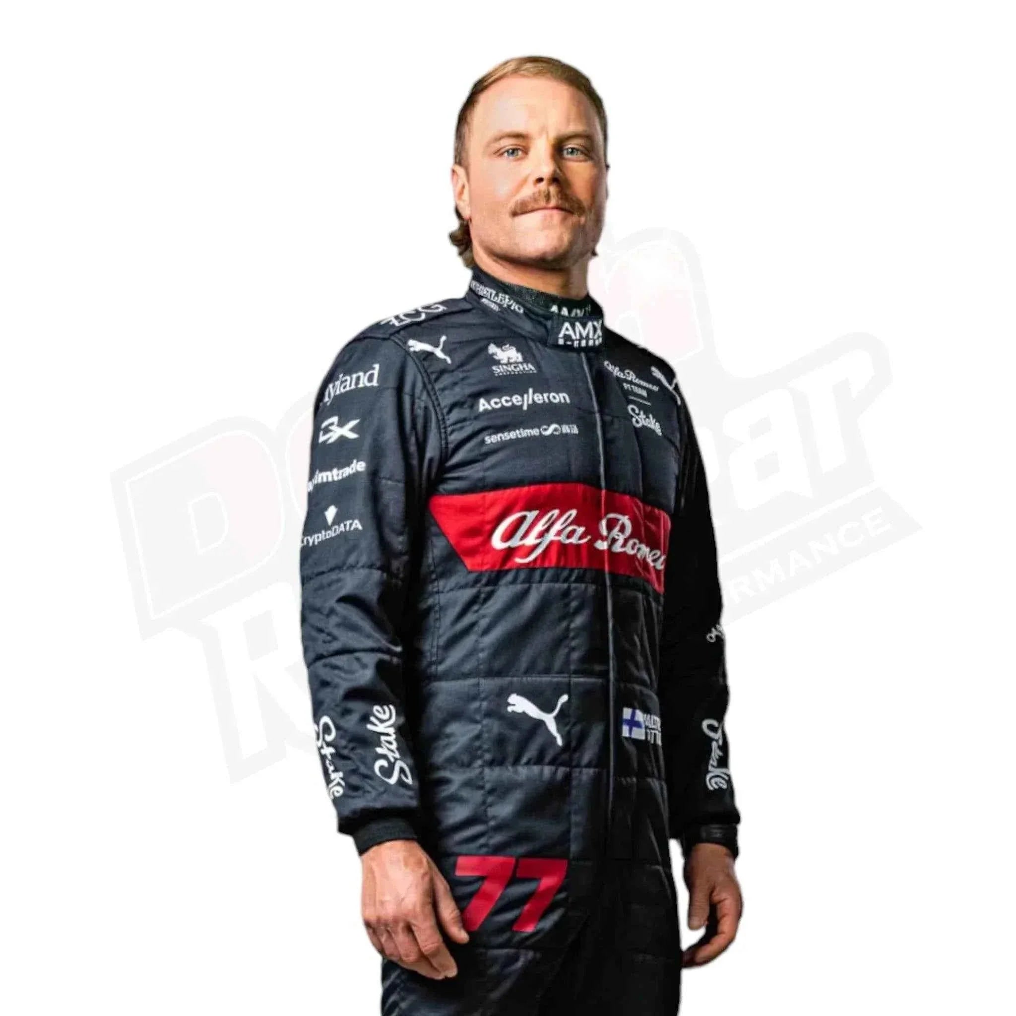 2023 Valtteri Bottas Alfa Romeo F1 Race Suit KIDS Dash Racegear