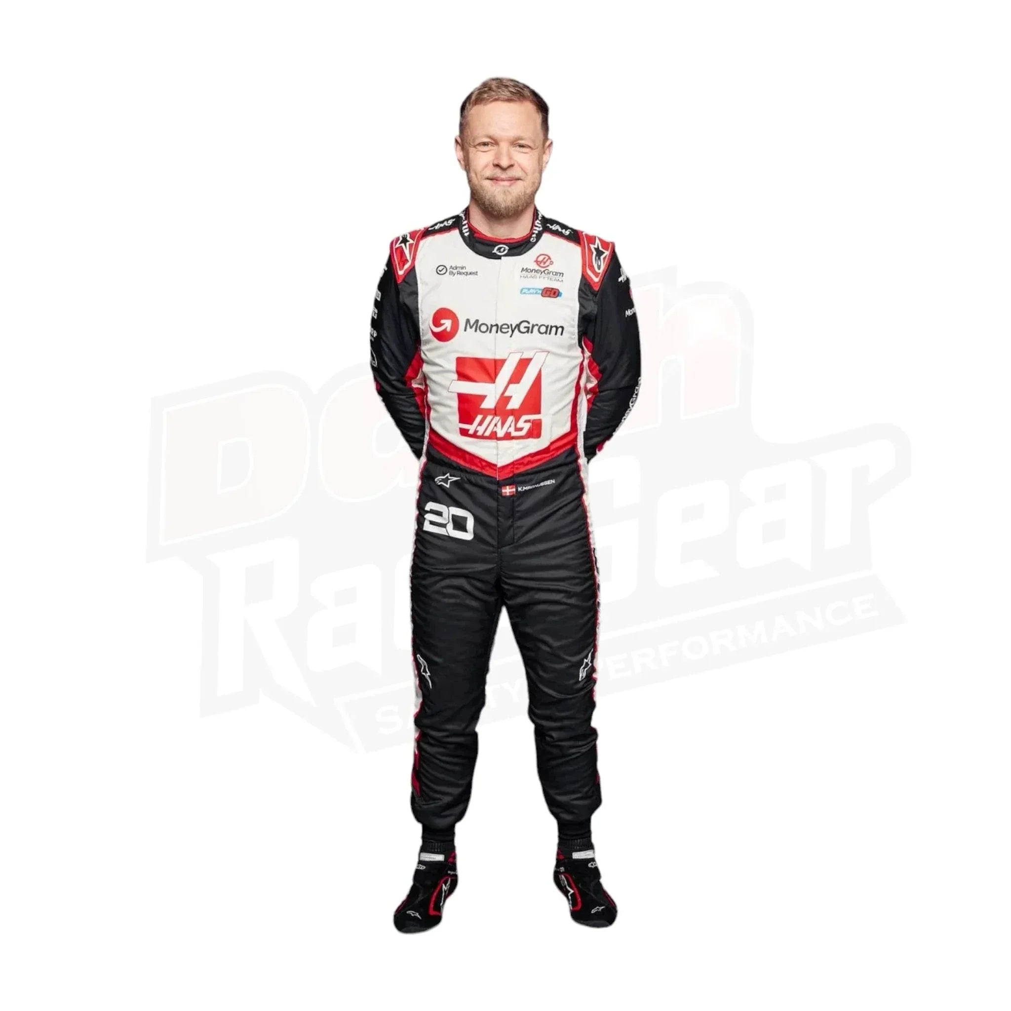 2024 Kevin Magnussen Nico Hulkenberg Haas F1 Team Race Suit 4X-Large Euro 66 Nico Hulkenberg