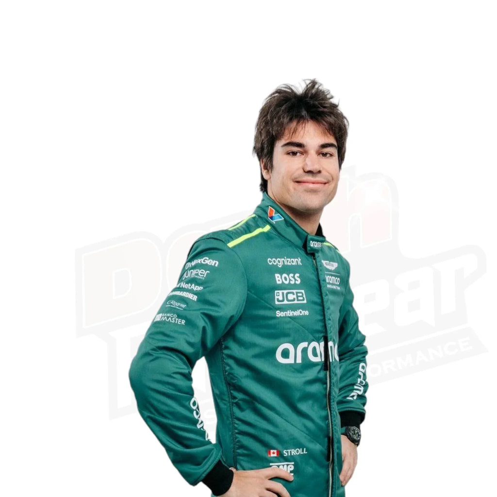2024 Aston Martin Fernando Alonso Lance Stroll F1 Team Race Suit