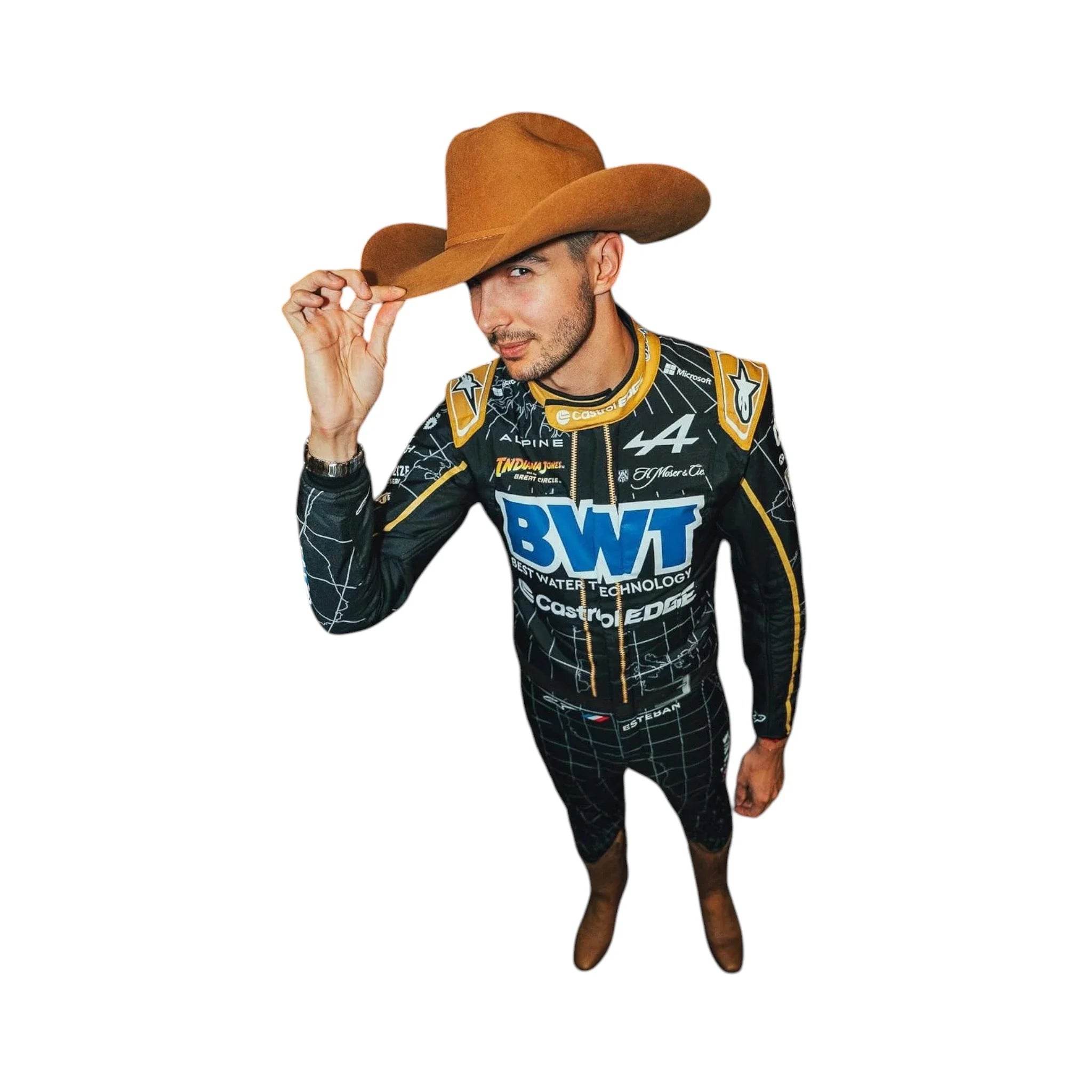 2024 New Esteban Ocon alpine Austin Grand Prix Race Suit DASH RACEGEAR