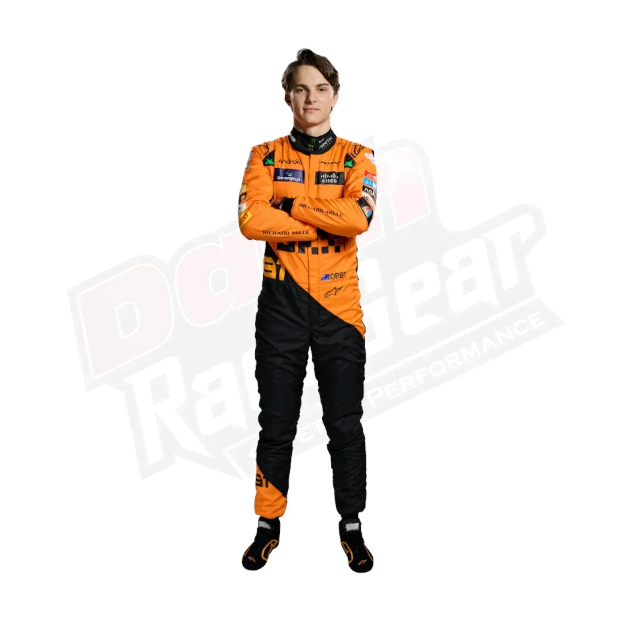 2024 New McLaren Oscar Piastri F1 Team Race Suit