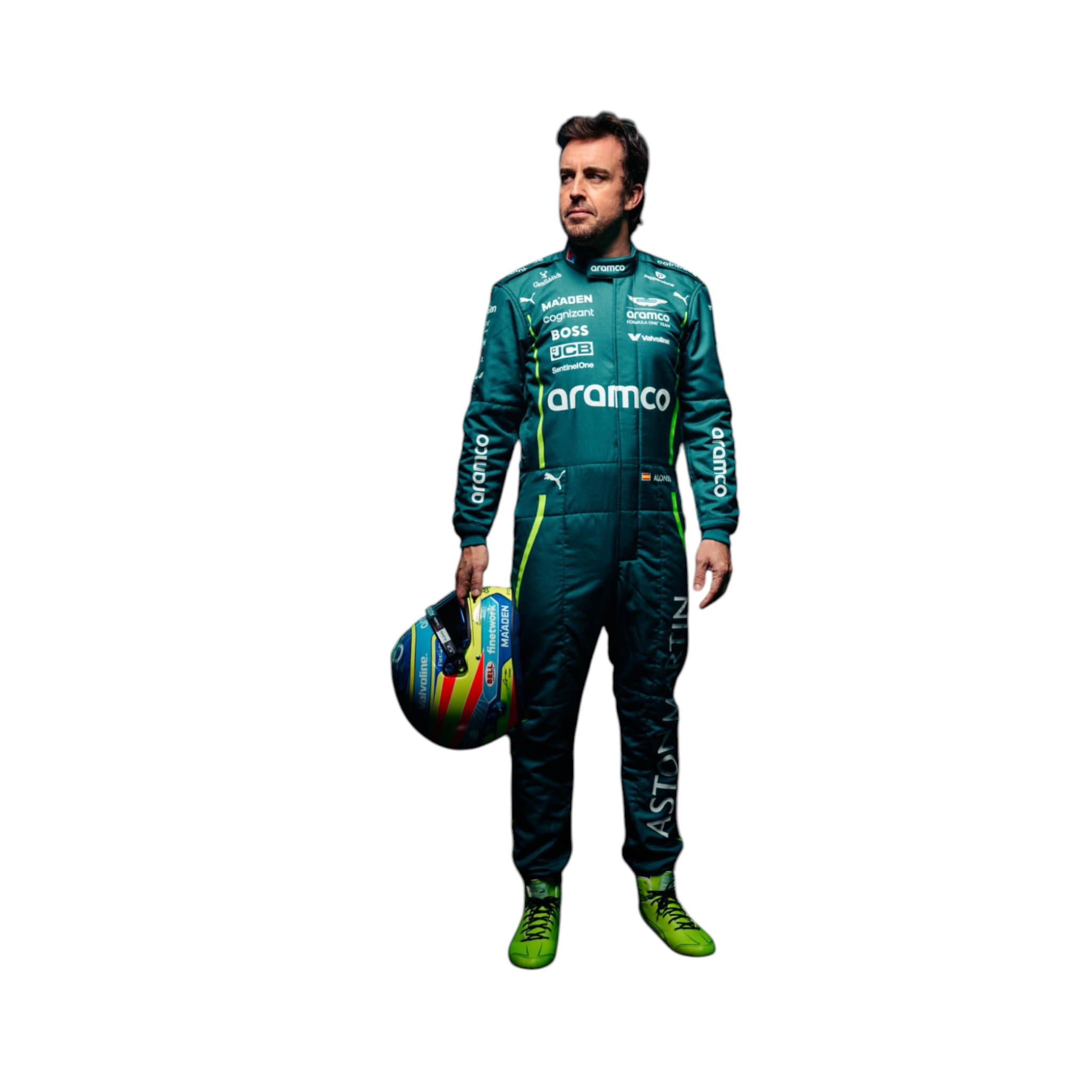 2025 Fernando Alonso Aston Martin F1 Team Race Suit F1 Merchandise