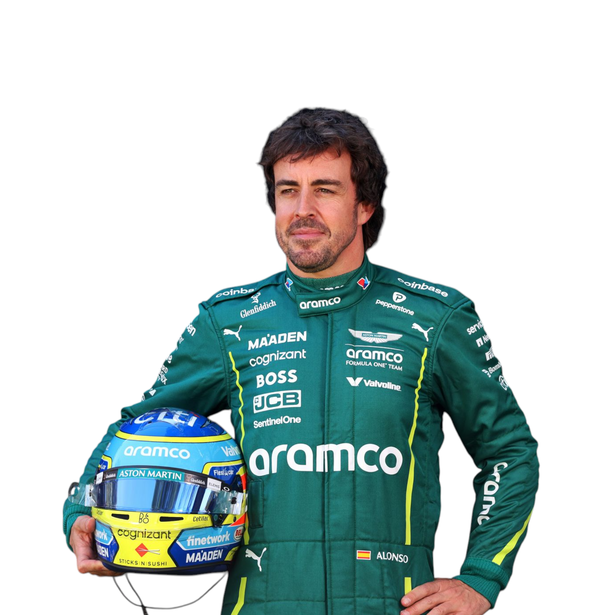 2025 Fernando Alonso Aston Martin F1 Team Race Suit F1 Merchandise