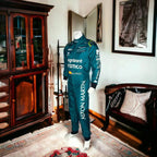 2023 Official Fernando Alonso Aston Martin F1 Race Suit