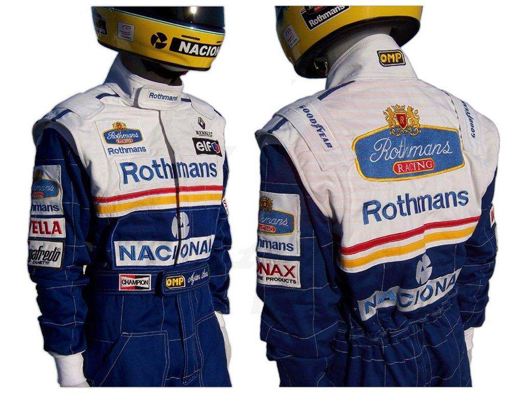 Ayrton Senna 1994 racing suit / Team Williams F1 Rothmans Dash racegear
