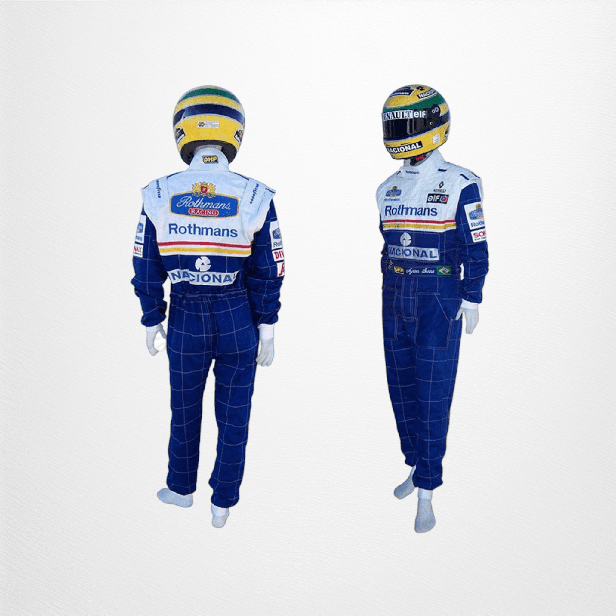 Ayrton Senna 1994 racing suit / Team Williams F1 Rothmans Dash racegear