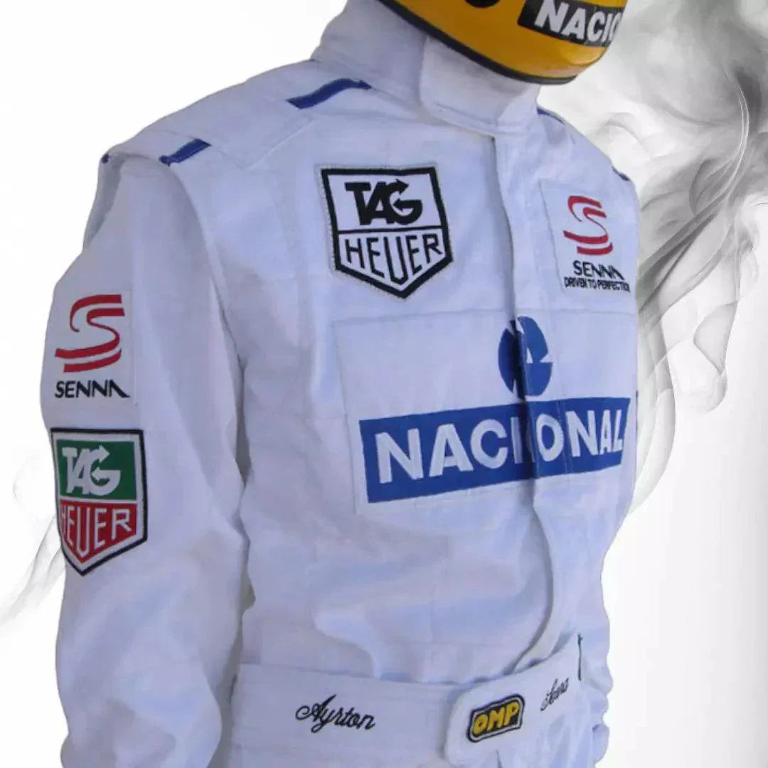 Ayrton Senna 1993 PARIS BERCY Replica Racing Suit