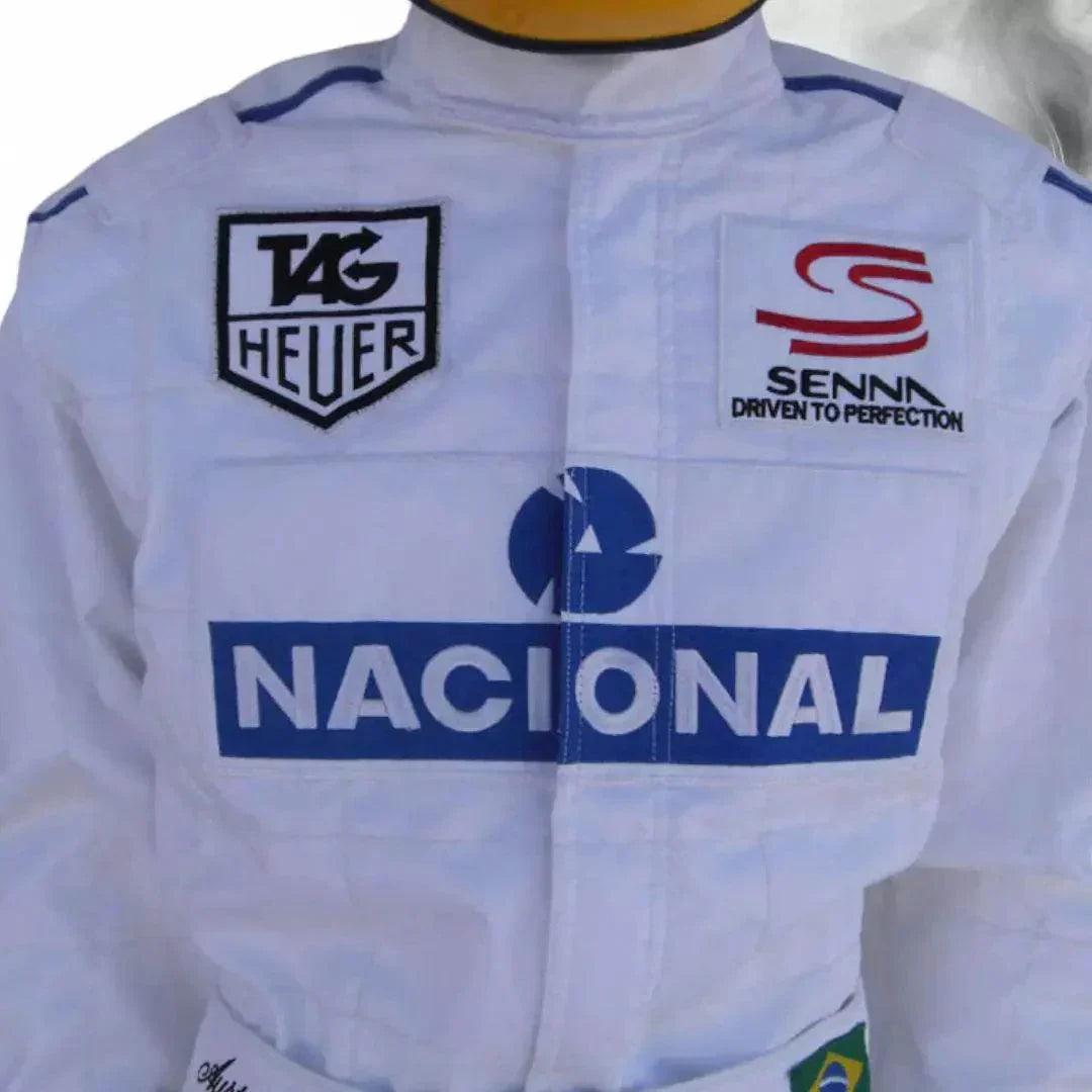Ayrton Senna 1993 PARIS BERCY Replica Racing Suit