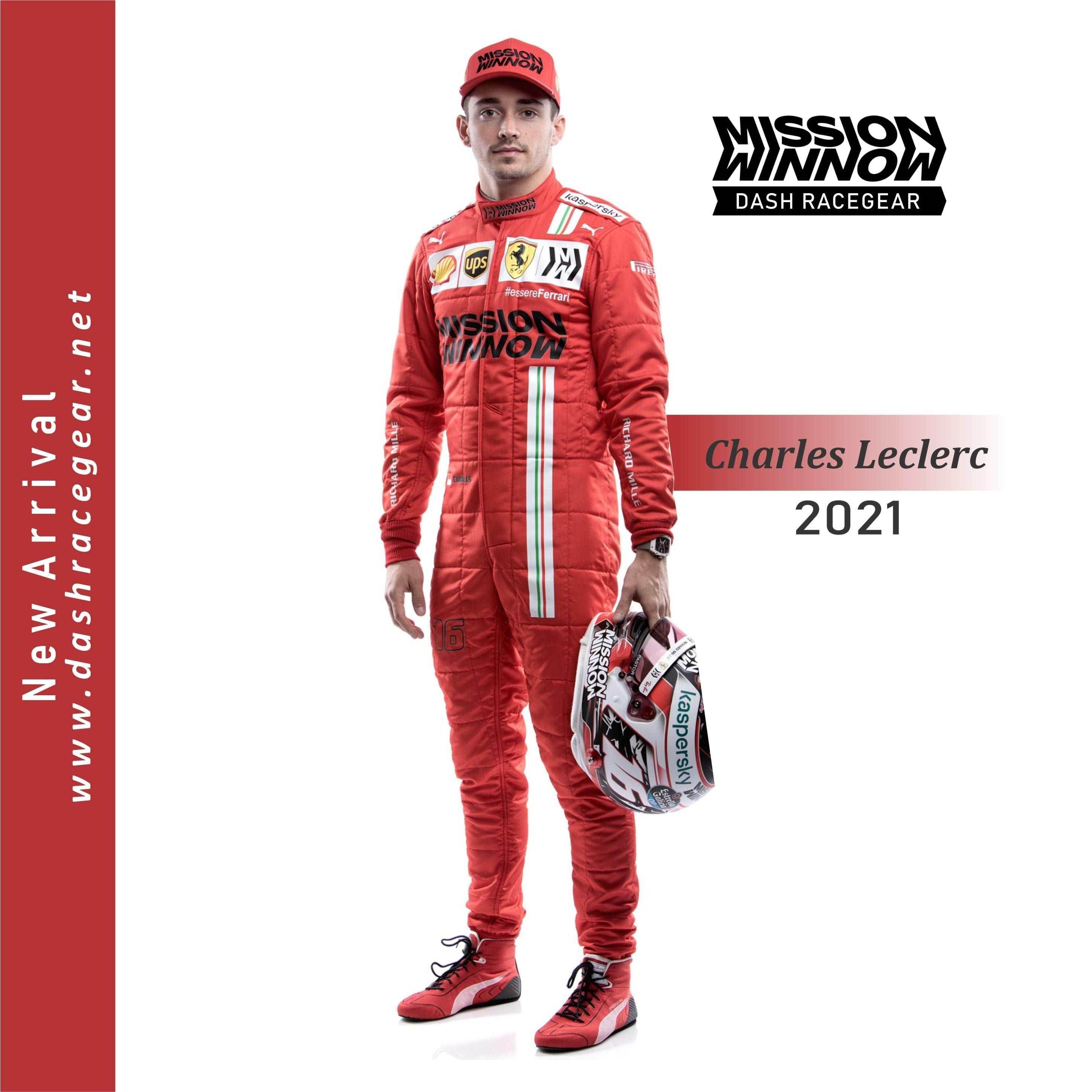 Charles Leclerc 2021 Ferrari F1 Race Suit DASH RACEGEAR