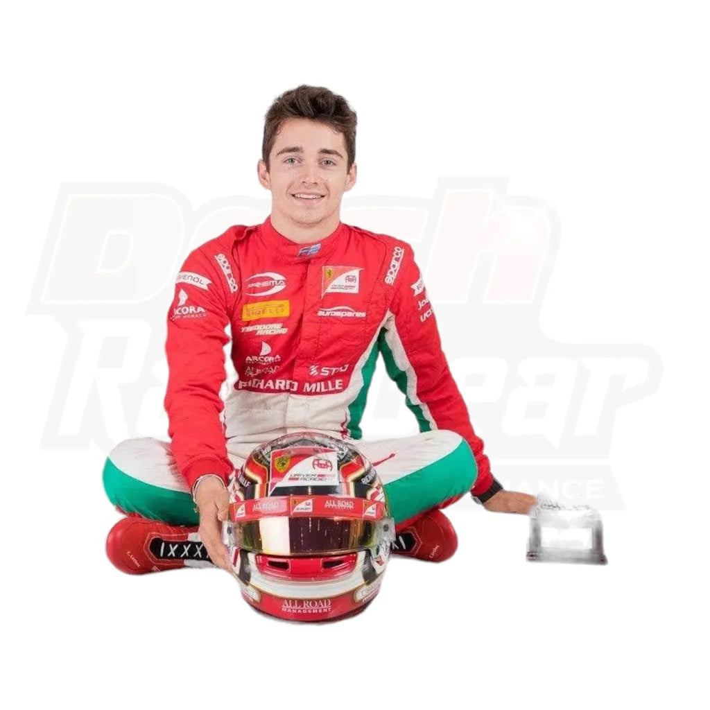 Charles Leclerc 2017 Formula 2 Race Suit Prema Powert eam
