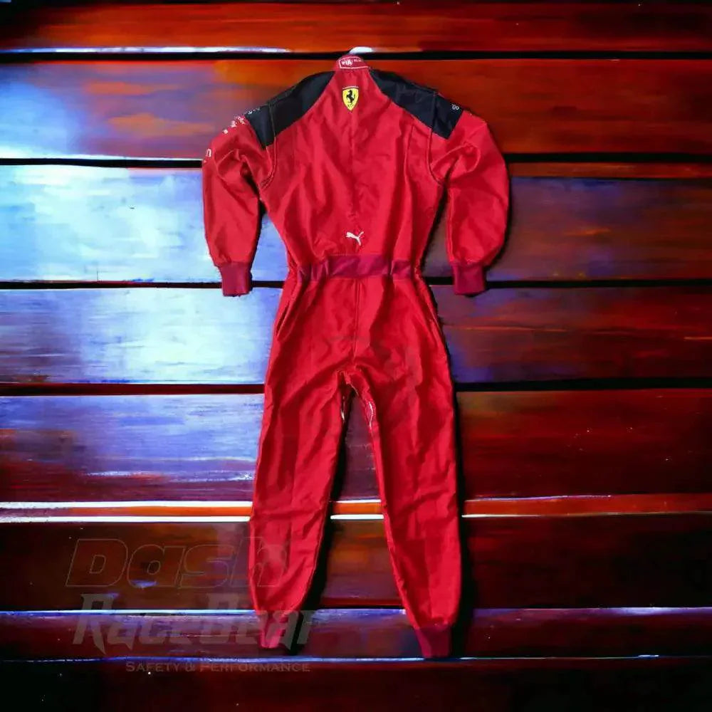 2023 Charles Leclerc Ferrari F1 Embroidered Racing Suit