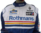 Jaques Villeneuve 1997 Replica F1 Embroidered Racing suit / Williams F1