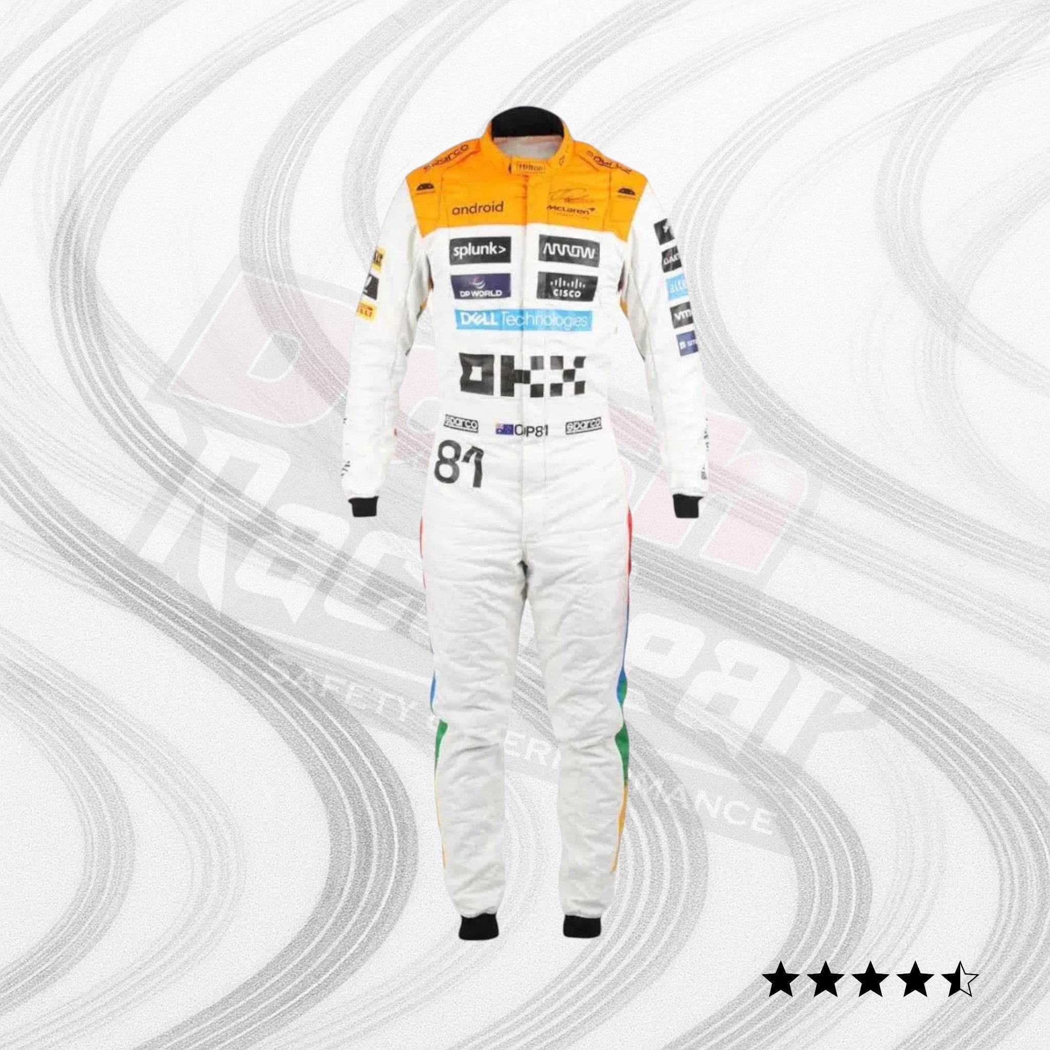 New McLaren Silverstone Oscar Piastri 2023 F1 Team Race Suit