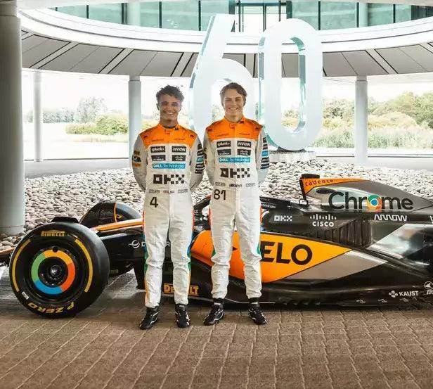 New McLaren Silverstone Oscar Piastri 2023 F1 Team Race Suit