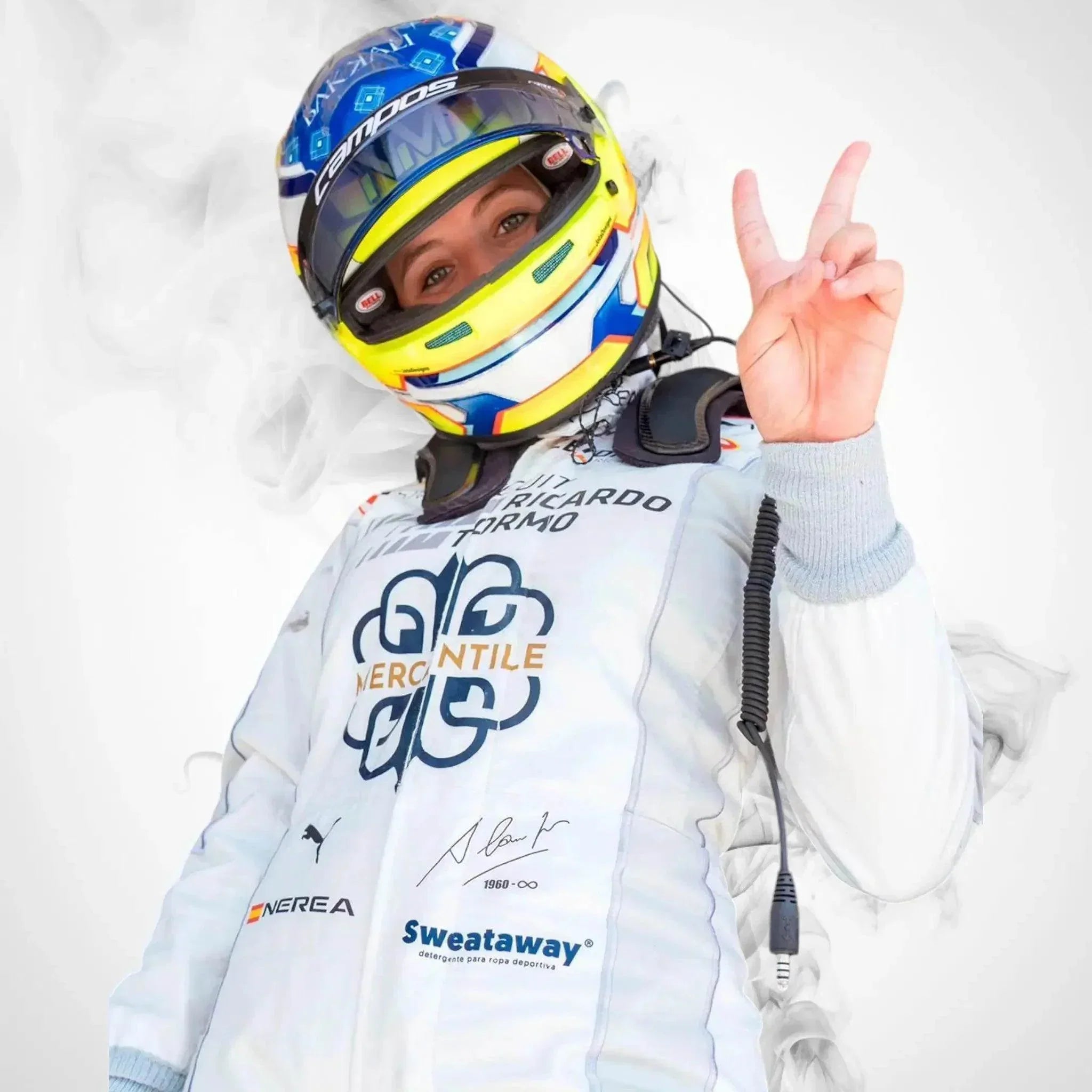 2023 Nerea Martí Race Suit Mercantile Campos Racing DASH RACEGEAR