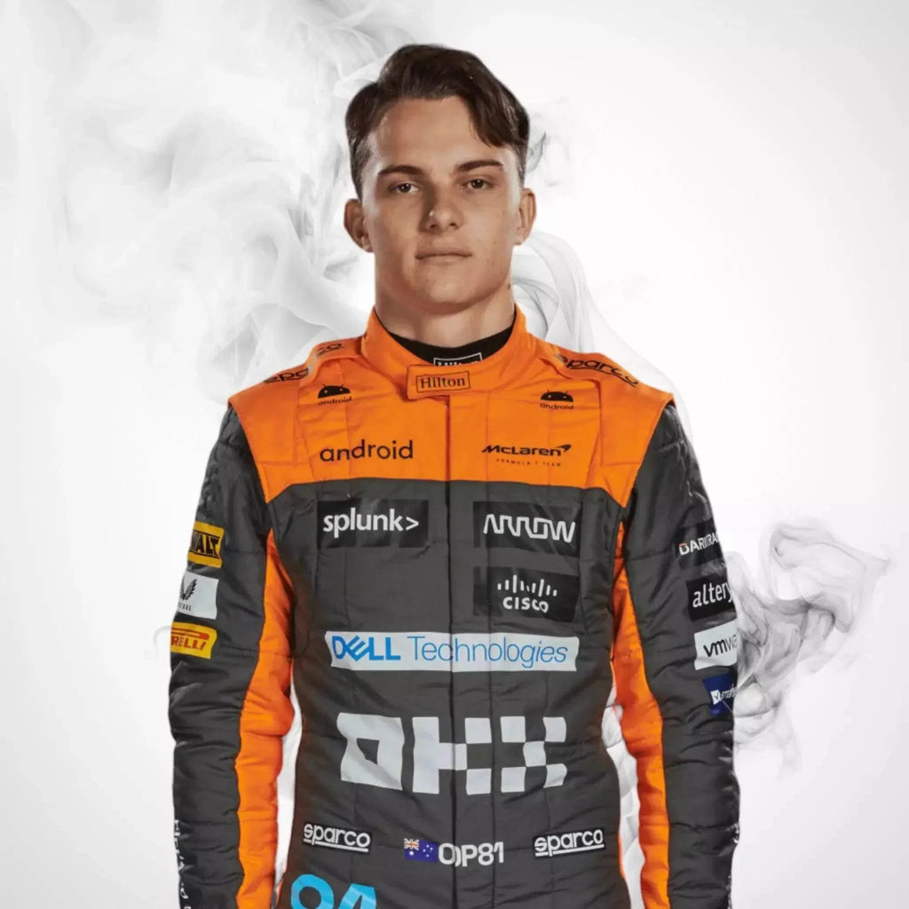 2023 New Oscar Piastri official Replica Race Suit Team McLaren F1