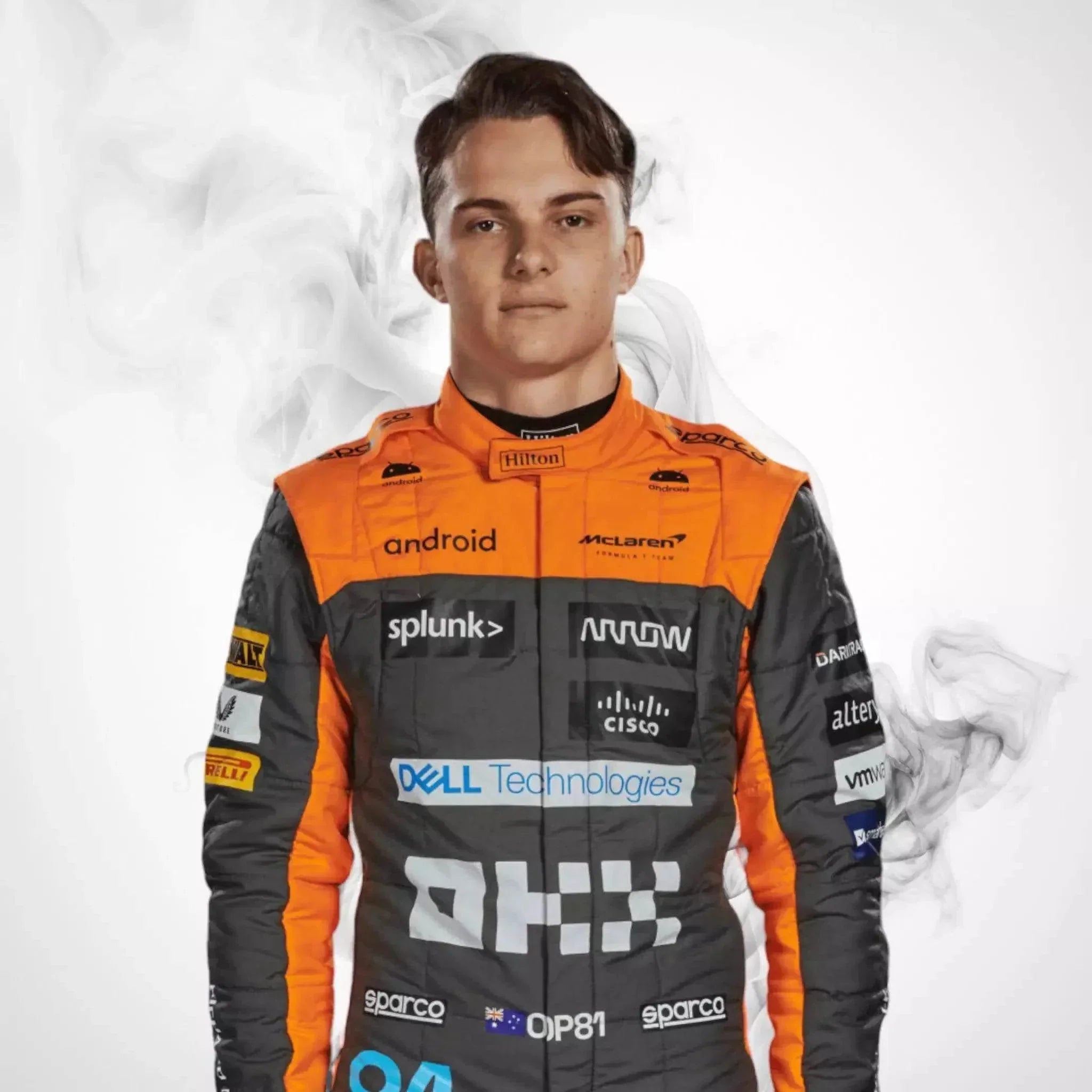 2023 New Oscar Piastri official Replica Race Suit Team McLaren F1