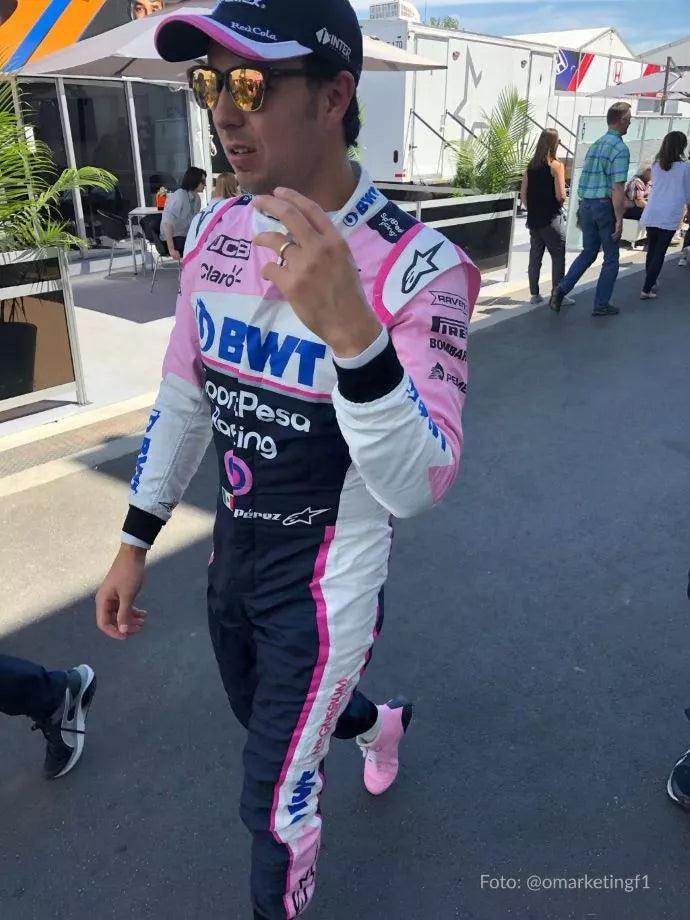 Sergio Pérez 2019 Racing Point F1 Team Race Suit