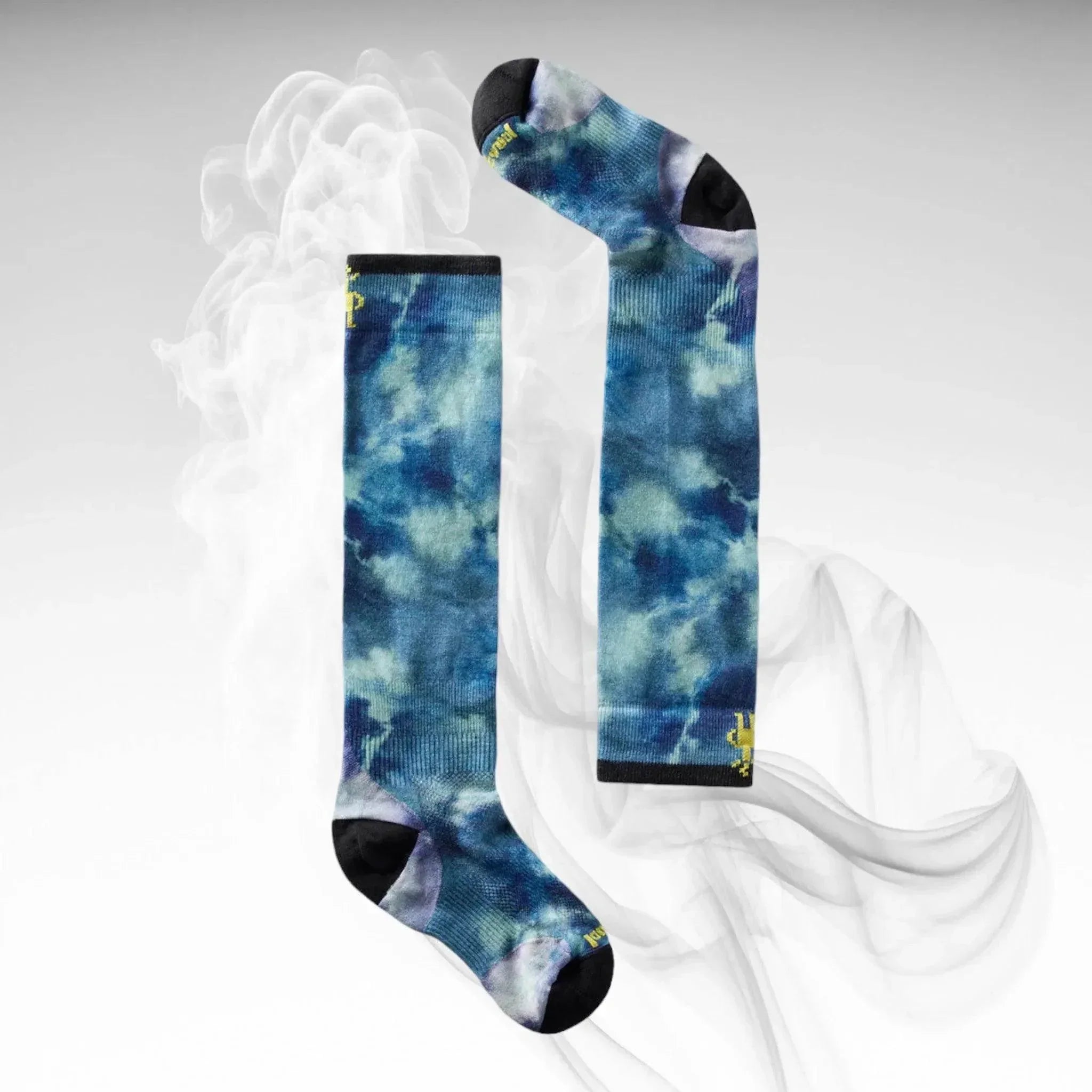 Smartwool JR Zero Cushion Tie - Dye Ski Socks