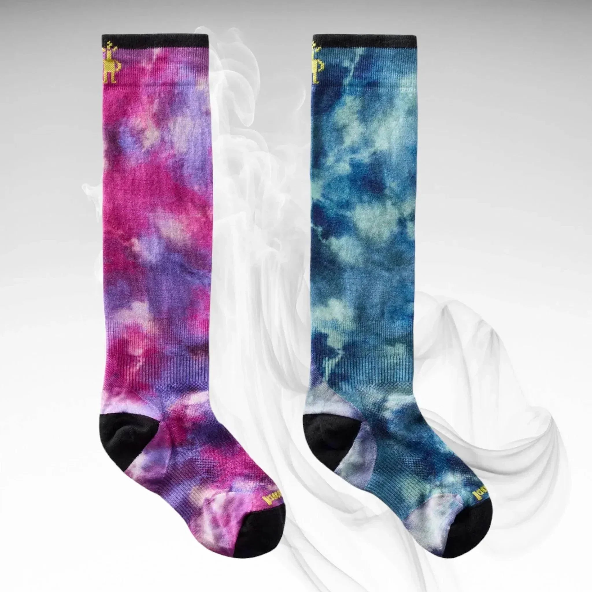 Smartwool JR Zero Cushion Tie - Dye Ski Socks
