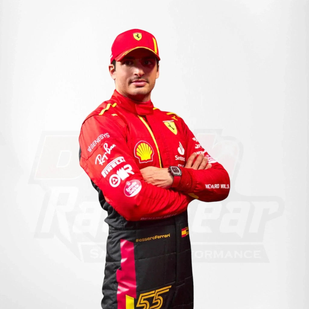 Special Ferrari Race Suit Carlos Sainz 2023 F1 Spain GP