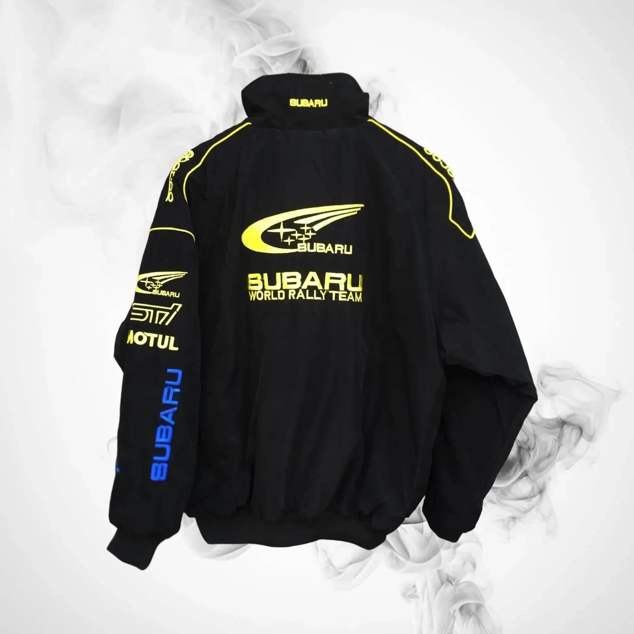 Subaru Racing Vintage Zip Up Unisex Jacket DASH RACEGEAR