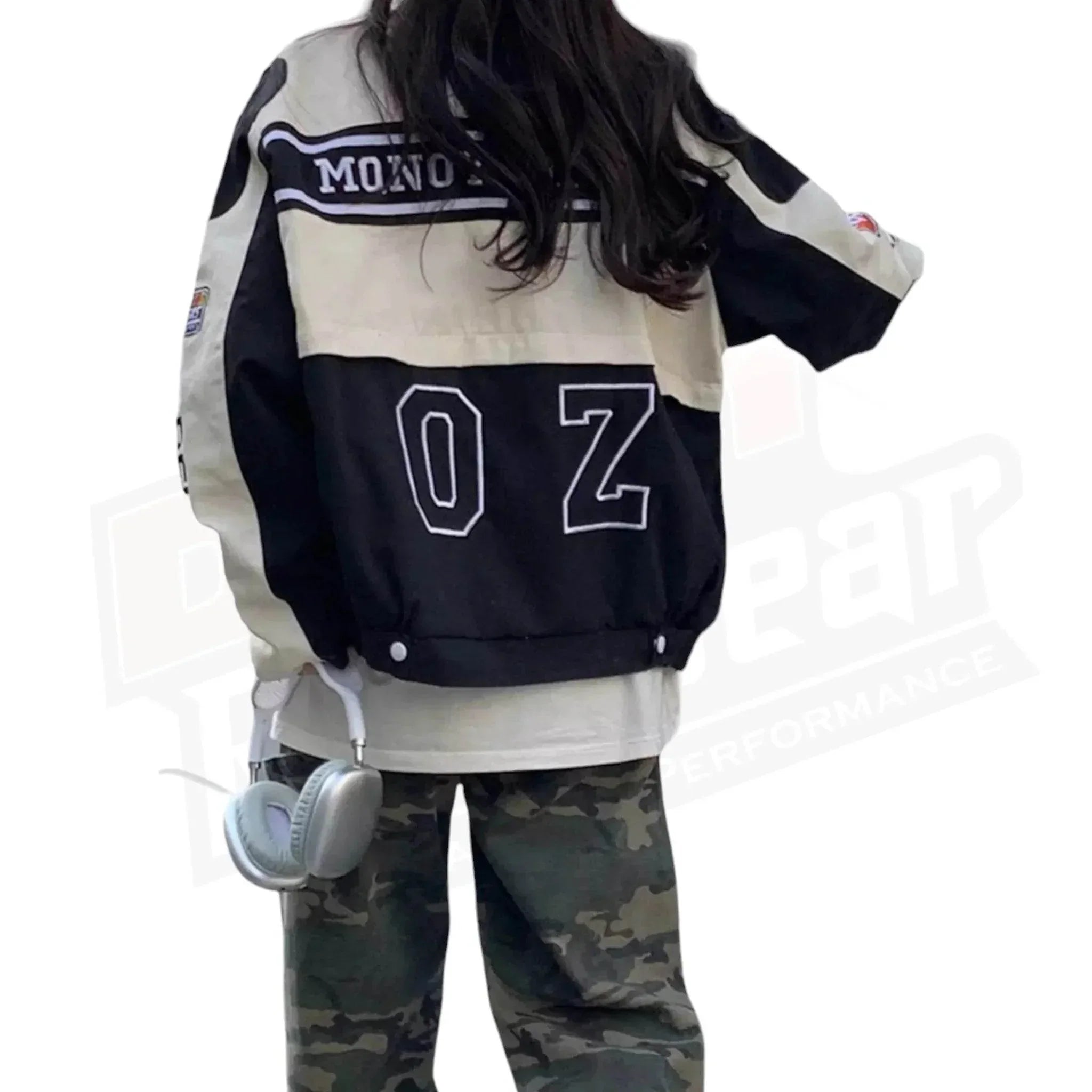 Vintage Bomber Race Car Jacket DASH RACEGEAR