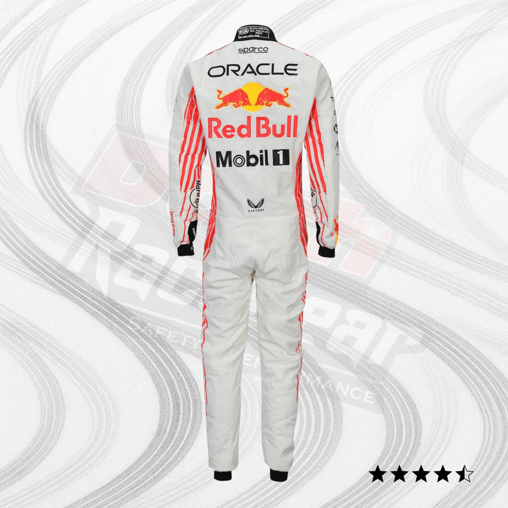 Max Verstappen 2025 Oracle Red Bull Racing Suit  Japanese Grand Prix Edition